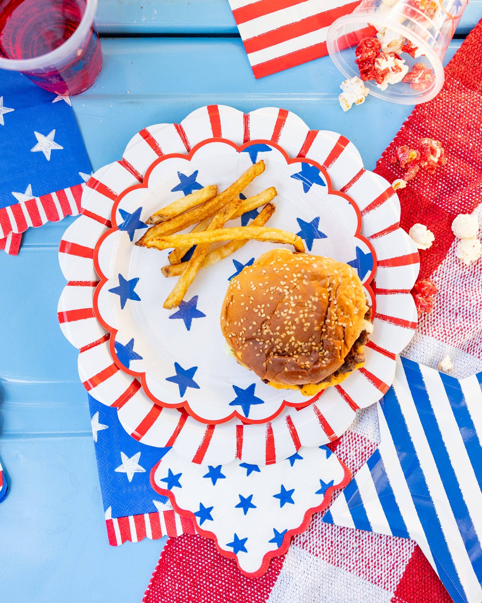 SSP1238 - Stars and Stripes Paper Cocktail Napkin Set