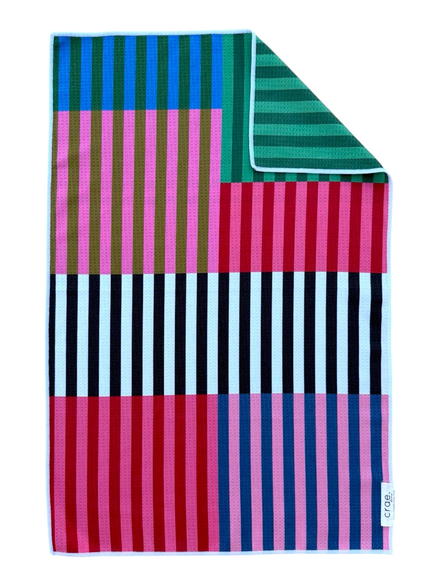 Palette Play: Reversible Hand Towel: Multi / 19x29in