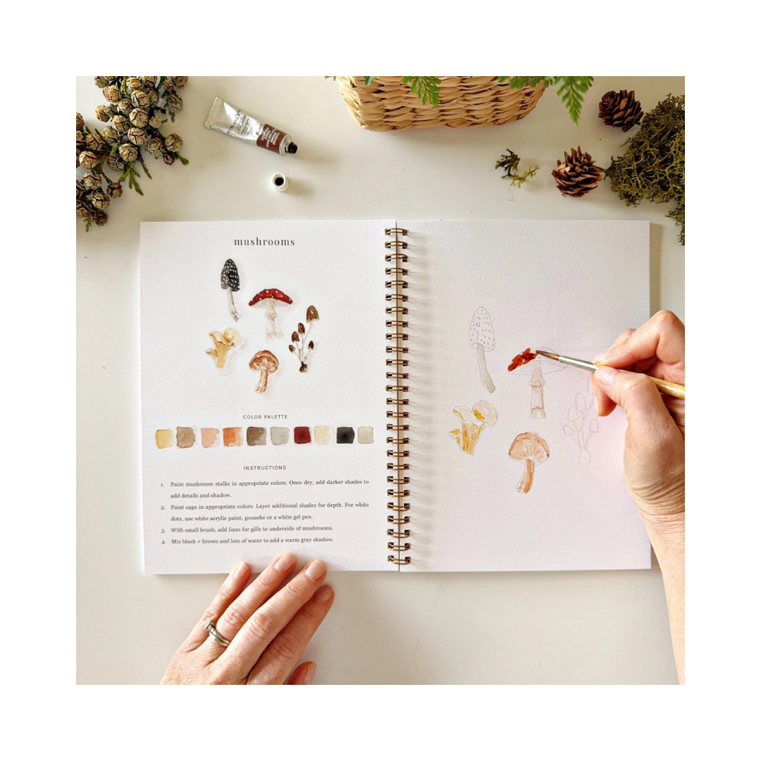Woodland Watercolor Workbook