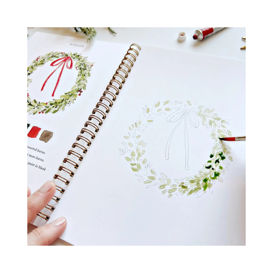 Christmas Watercolor Workbook
