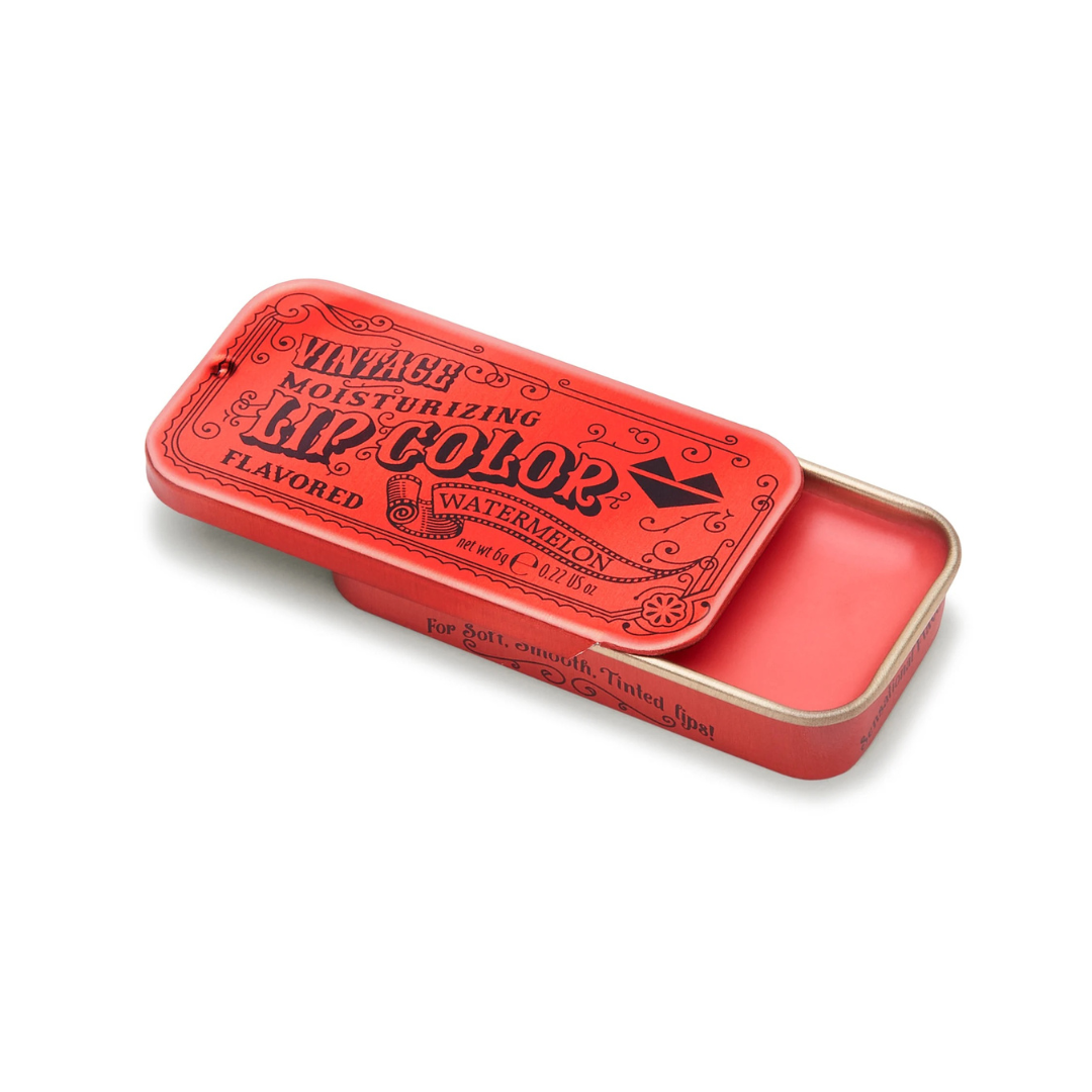 Vintage Slider Tin • Flavored Lip Color
