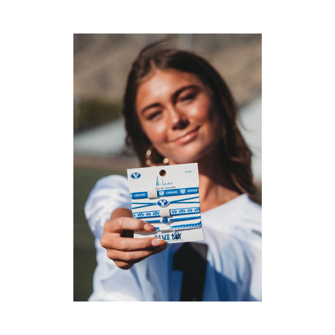 Game Day BYU Hair Tie Bracelets