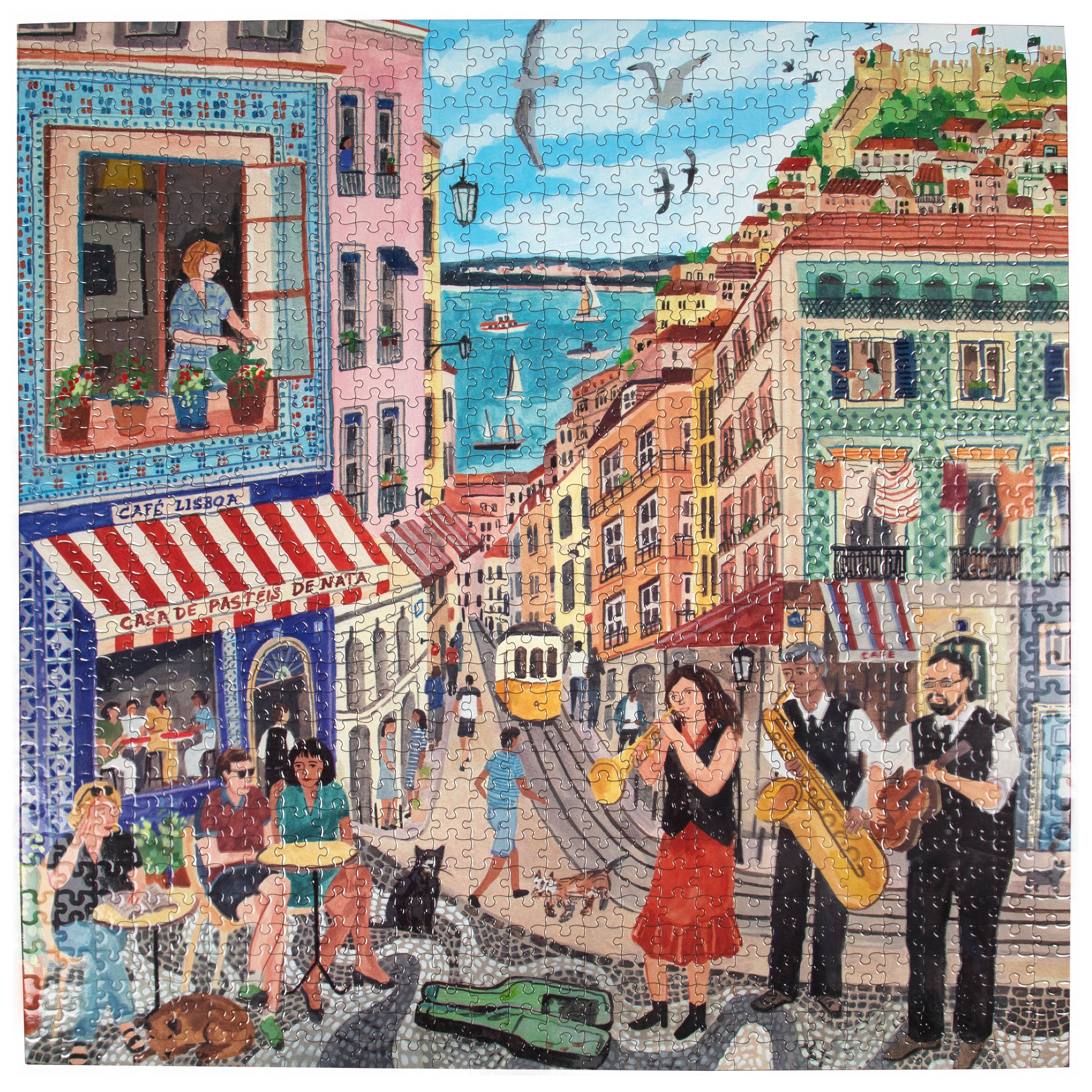 Lisbon 1000 Piece Square Puzzle