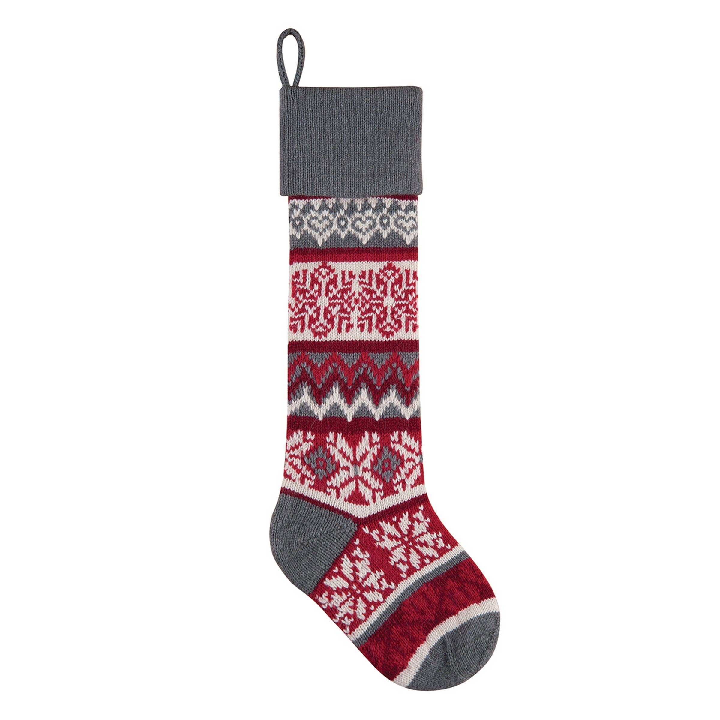 Christmas Winter Snowflake Stocking