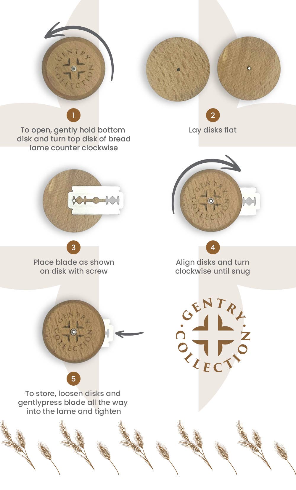 Wooden Scoring Lame - Round