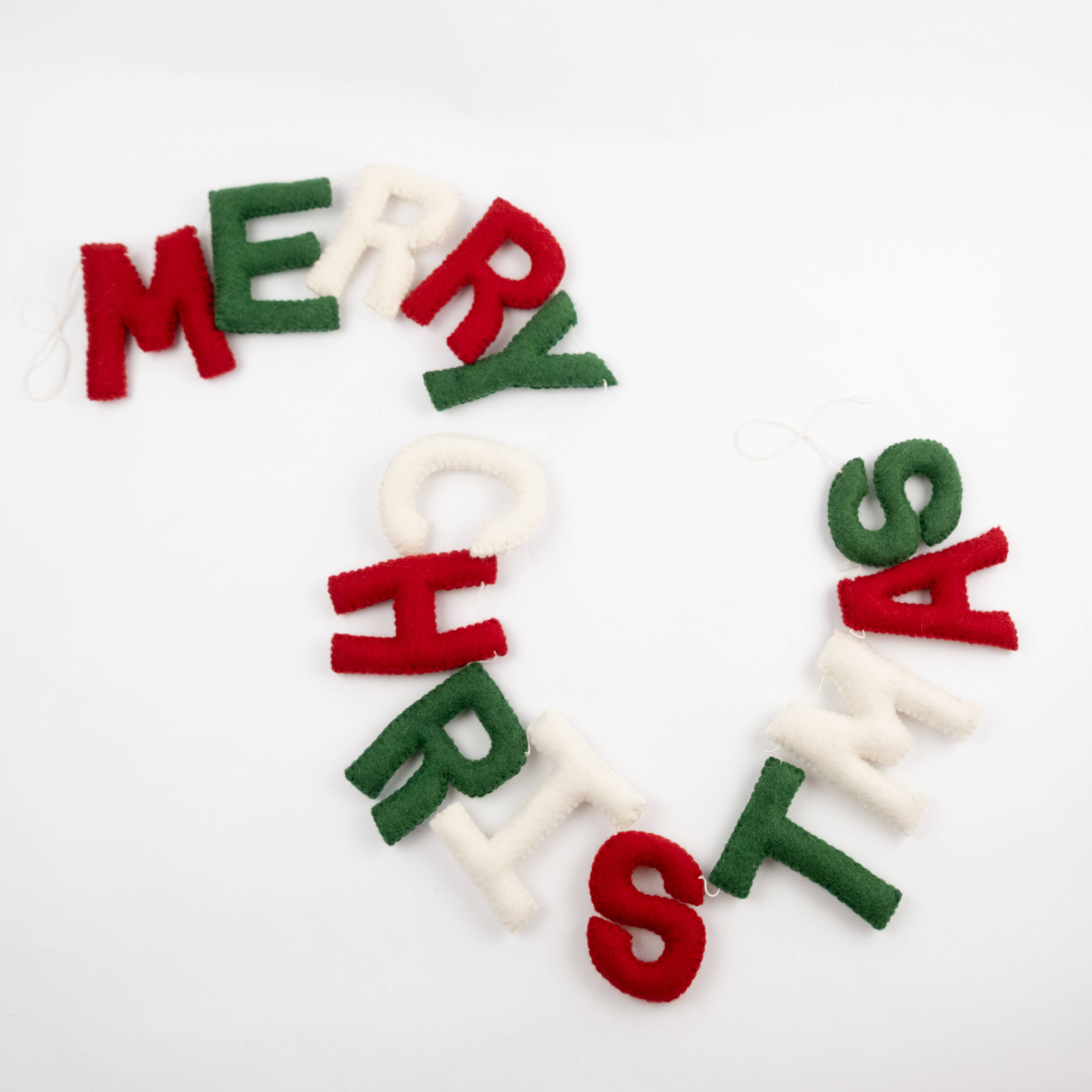 Garland - Merry Christmas - NEW