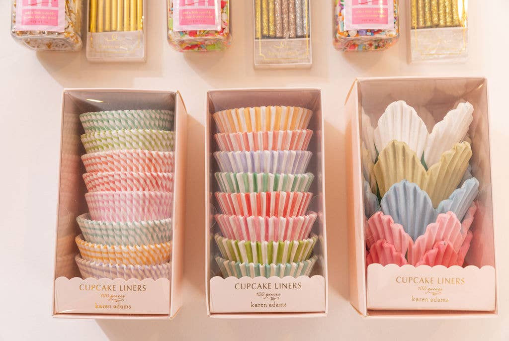 Cupcake Liners: Round Bold Stripe