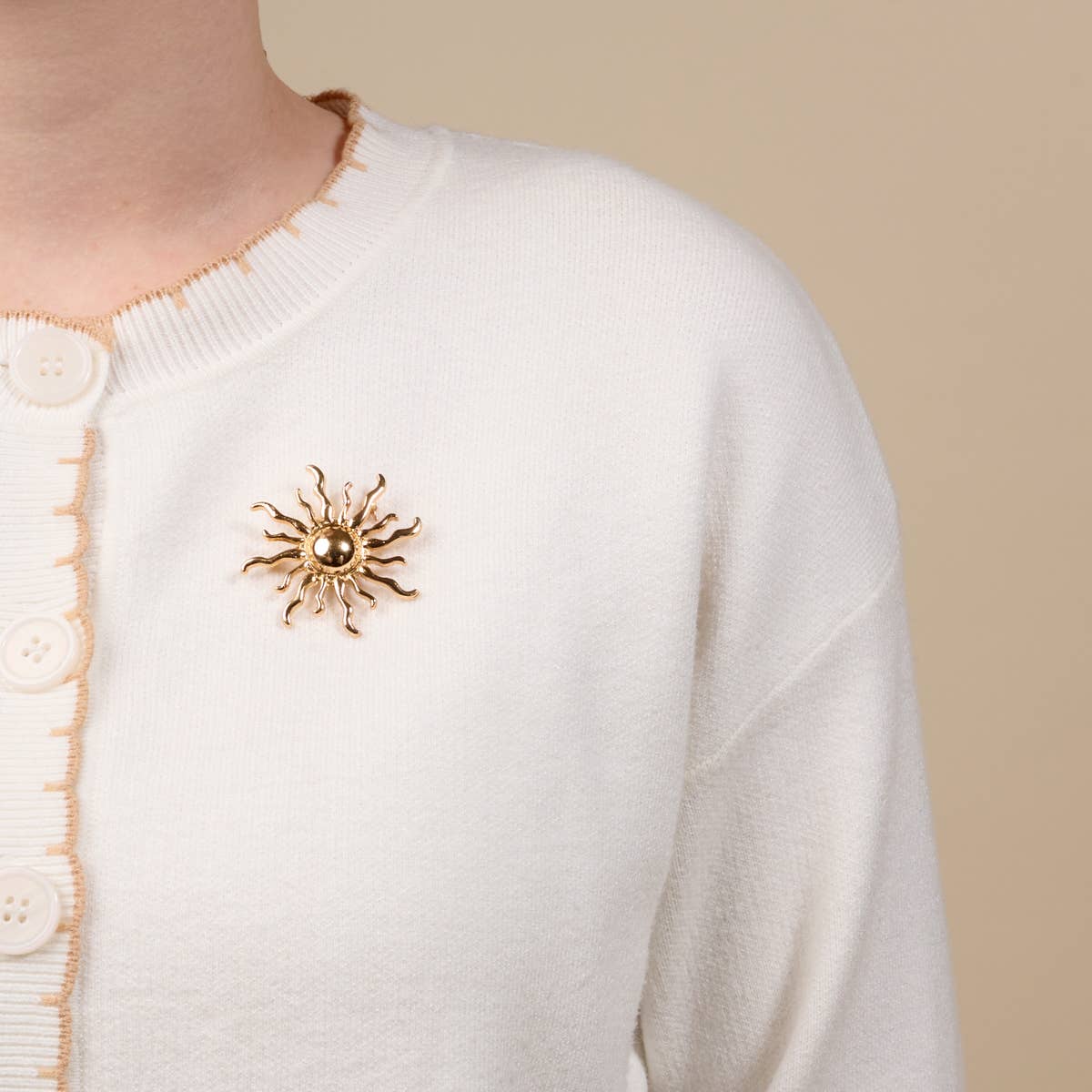 Timeless Brooch–Sunshine