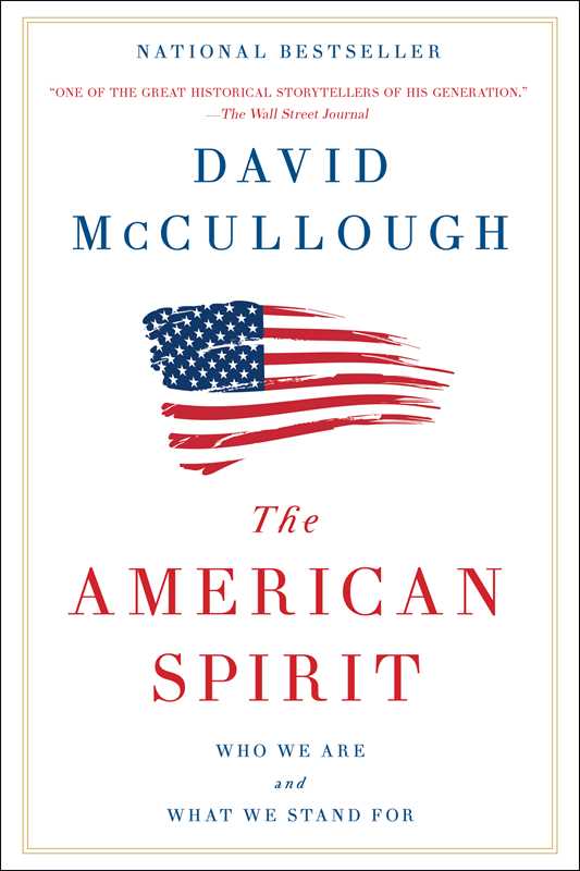 American Spirit by David McCullough: Paperback; 192 pages / English
