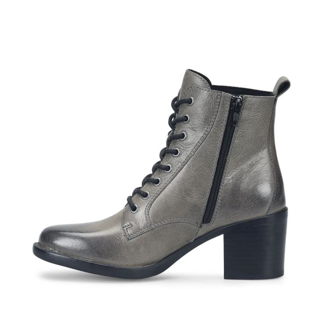 Grey Huntley Lace Up Boot