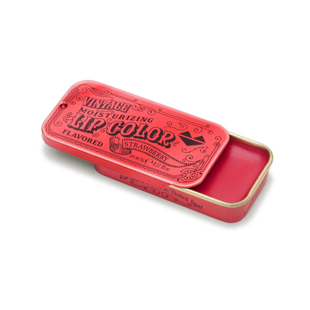 Vintage Slider Tin • Flavored Lip Color