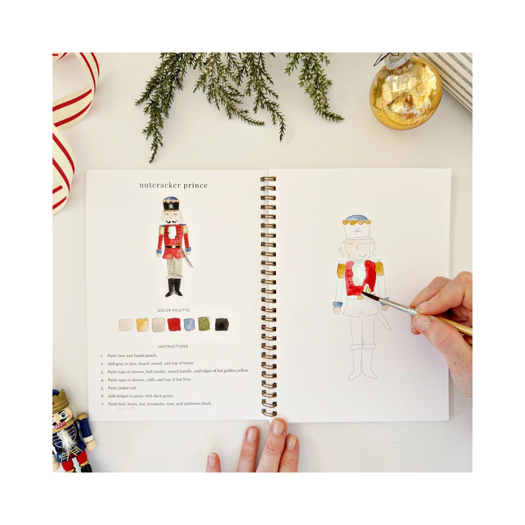 Nutcracker Watercolor Workbook