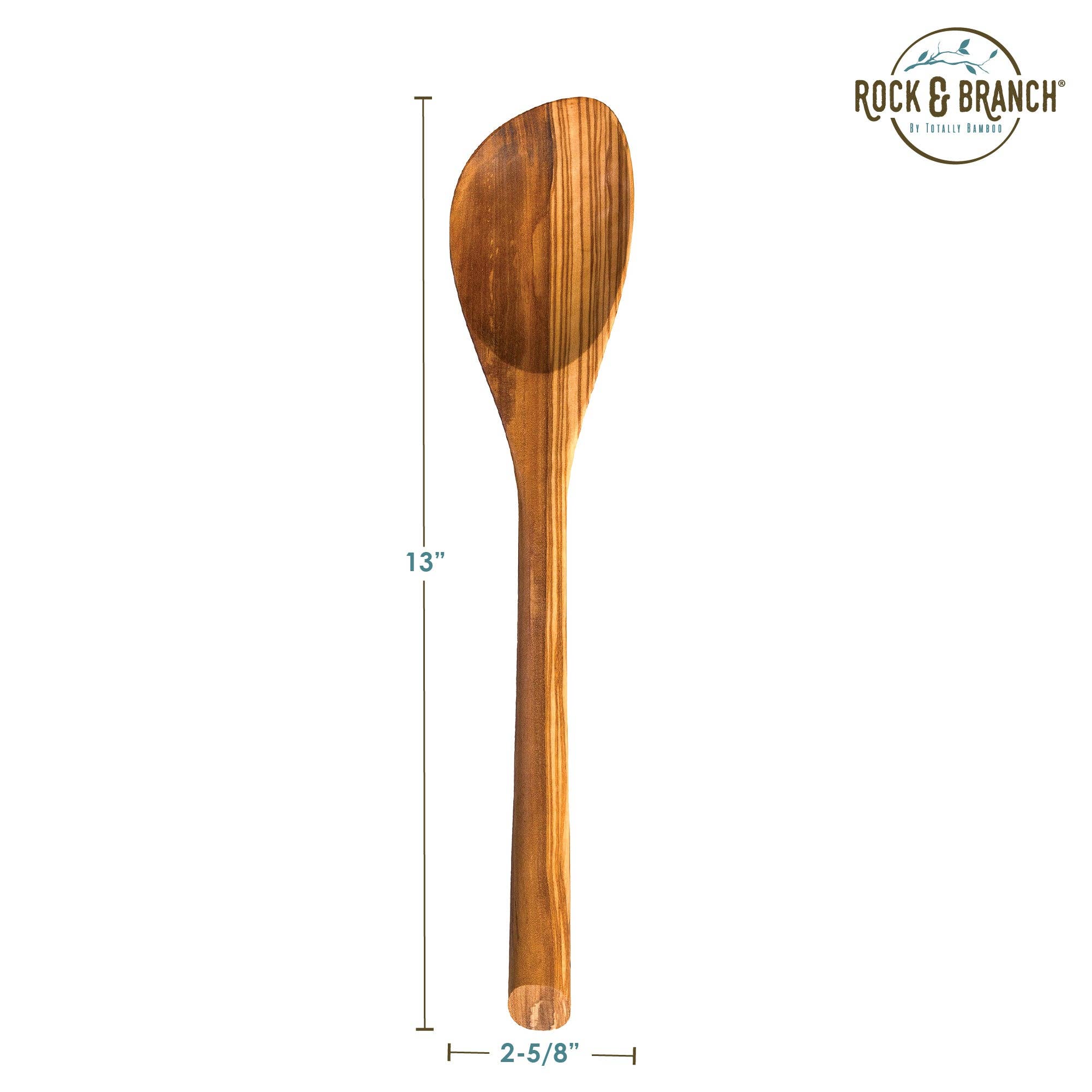 Rock & Branch® Olive Wood Cooking Spoon, Safe for Nonstick