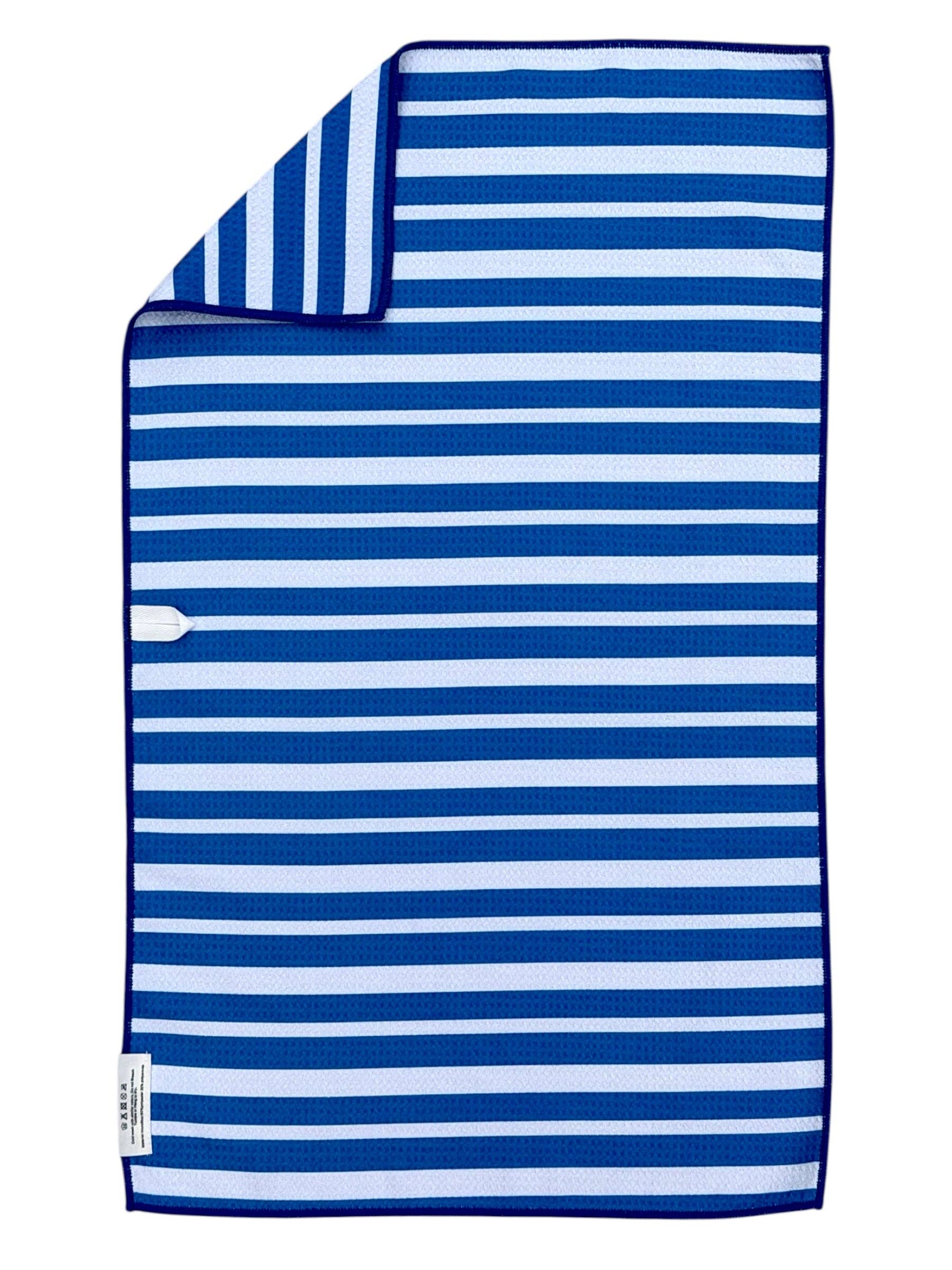 Royal: Double-Sided Hand Towel: White/Blue / Hand Towel (17 in x 27 in)