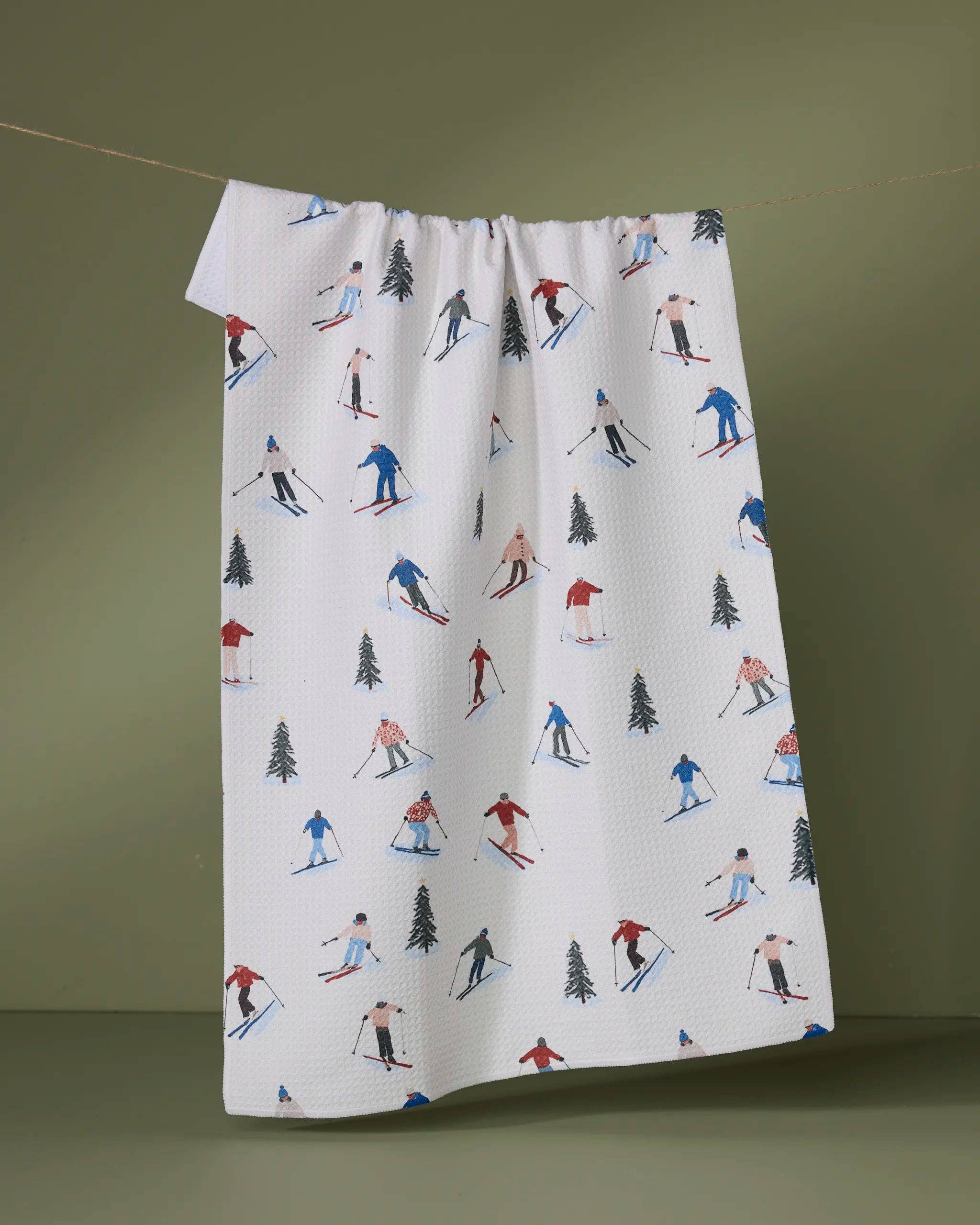 Alpine Run Tea Towel