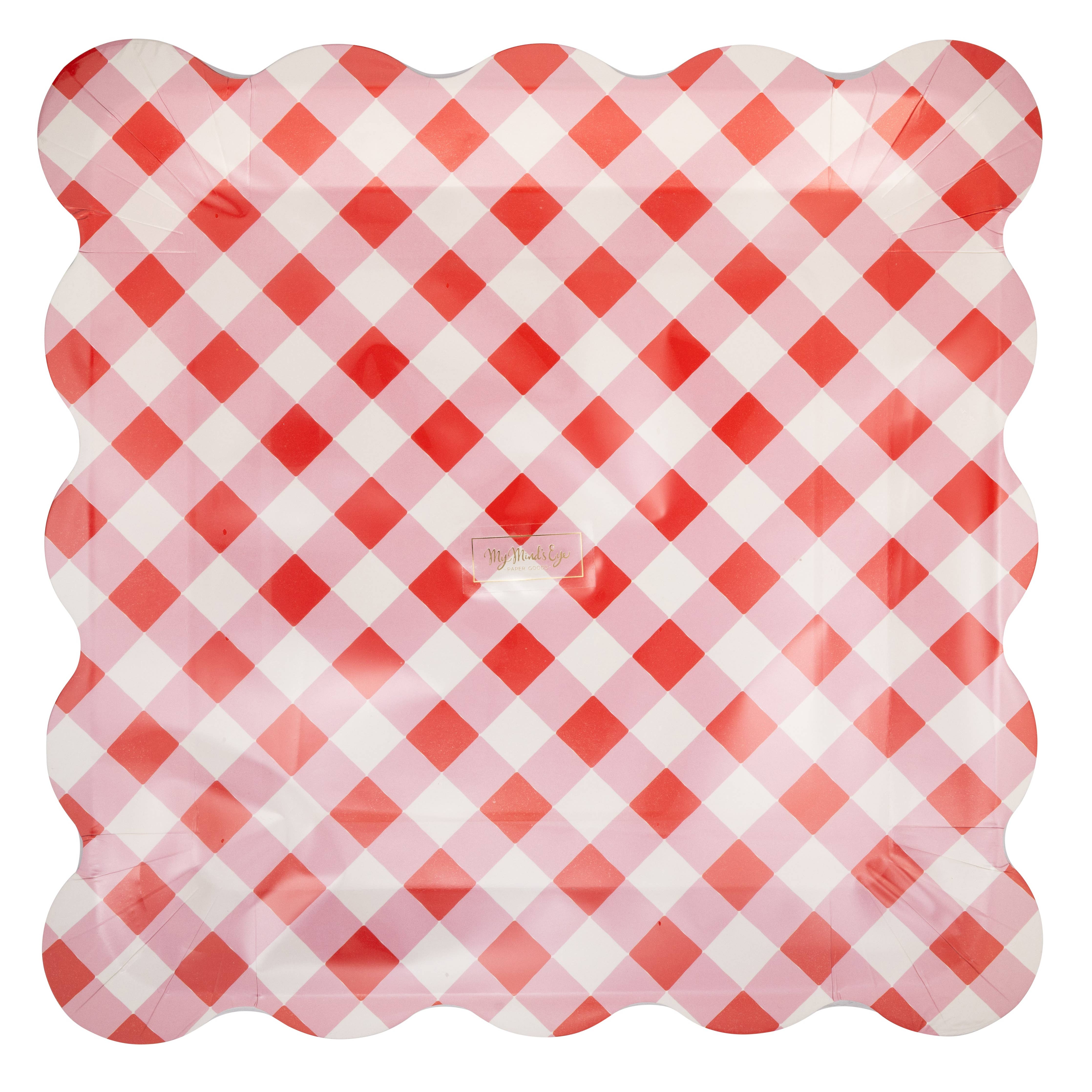 CRR1242 - Cherries Gingham Plate