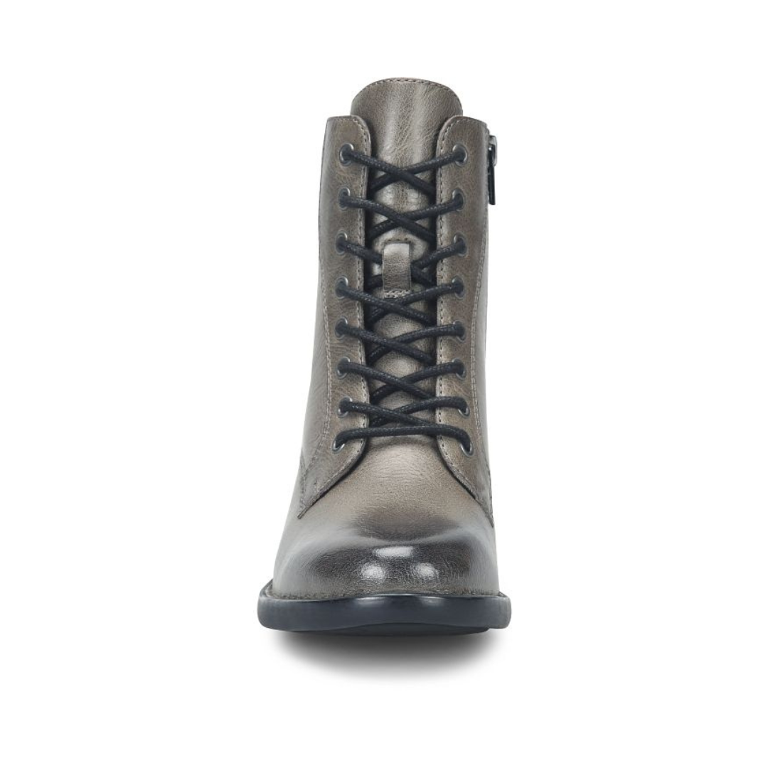 Grey Huntley Lace Up Boot