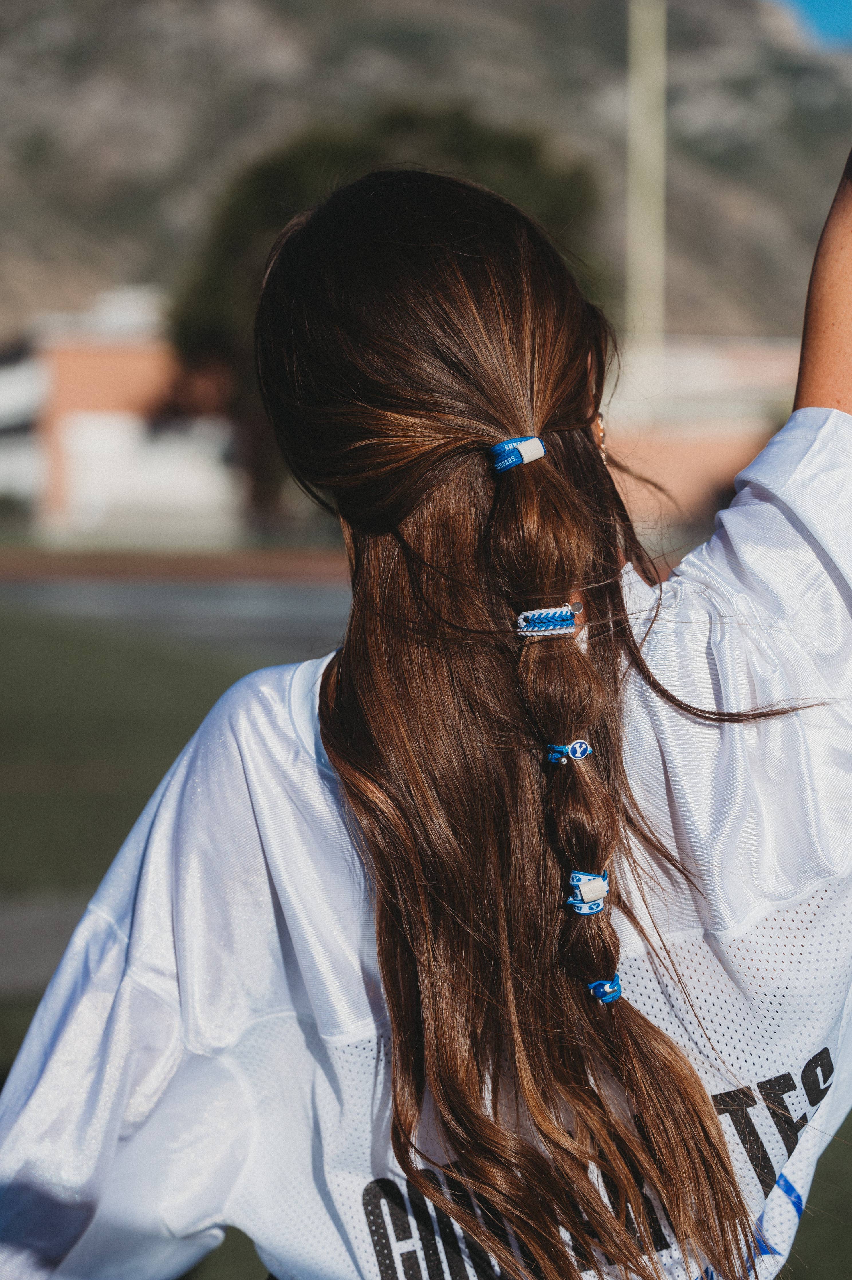 "Game Day" - BYU Hair Tie Bracelet: Medium