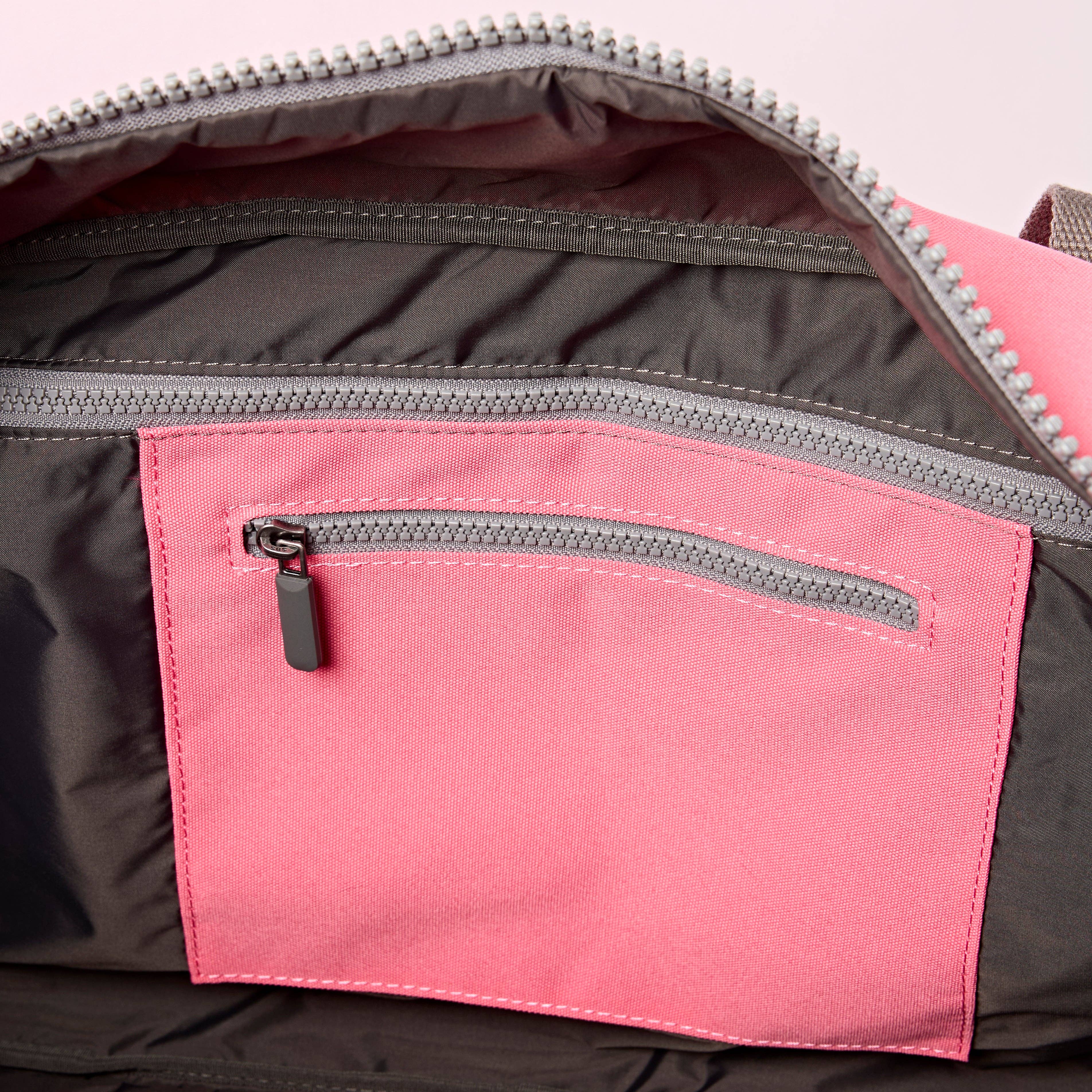 Gatwick Duffel Bag in Pink Lemonade Canvas: Large
