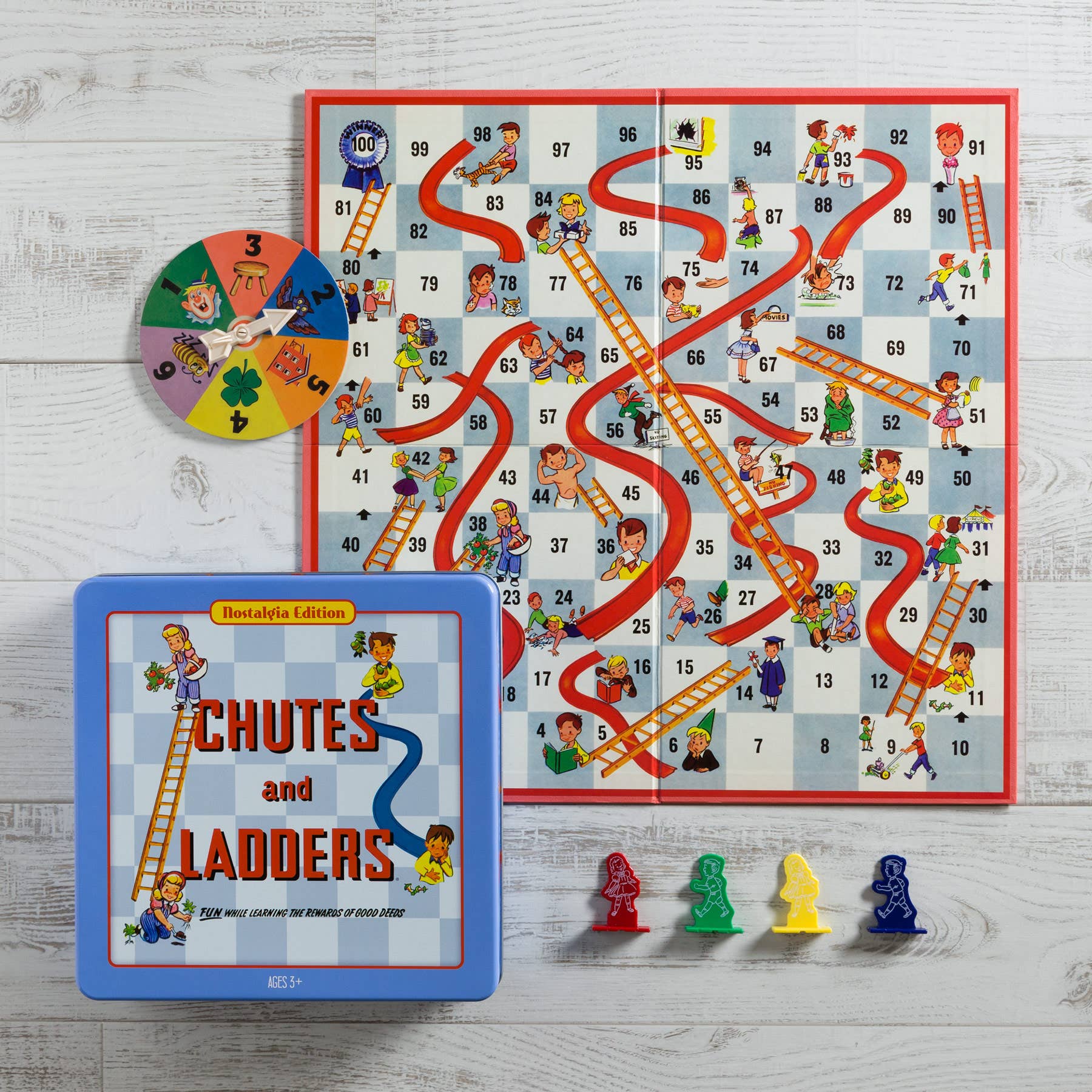 Chutes and Ladders Nostalgia Tin