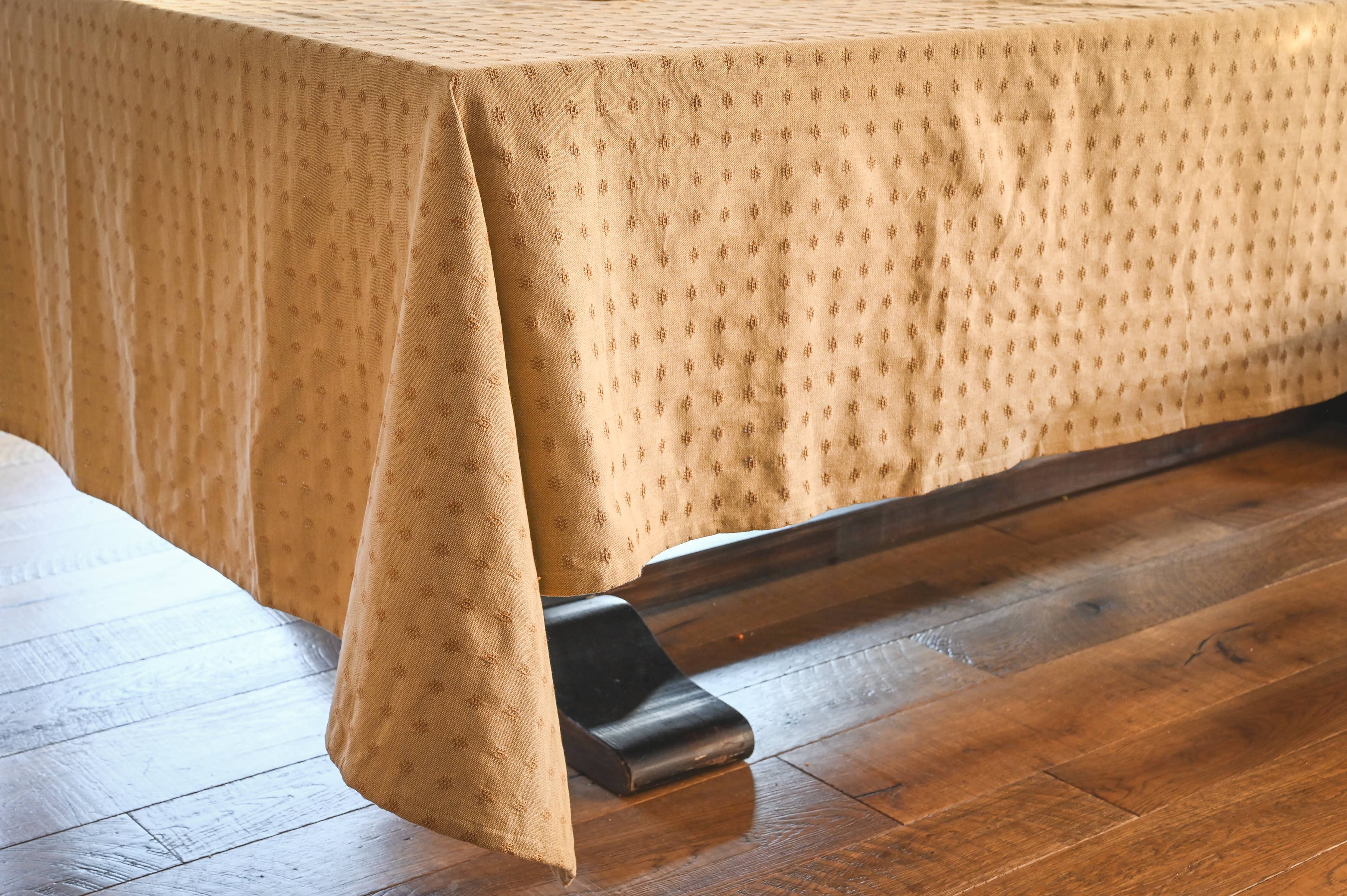 Umber Dobby Tablecloth: 60" x 120"
