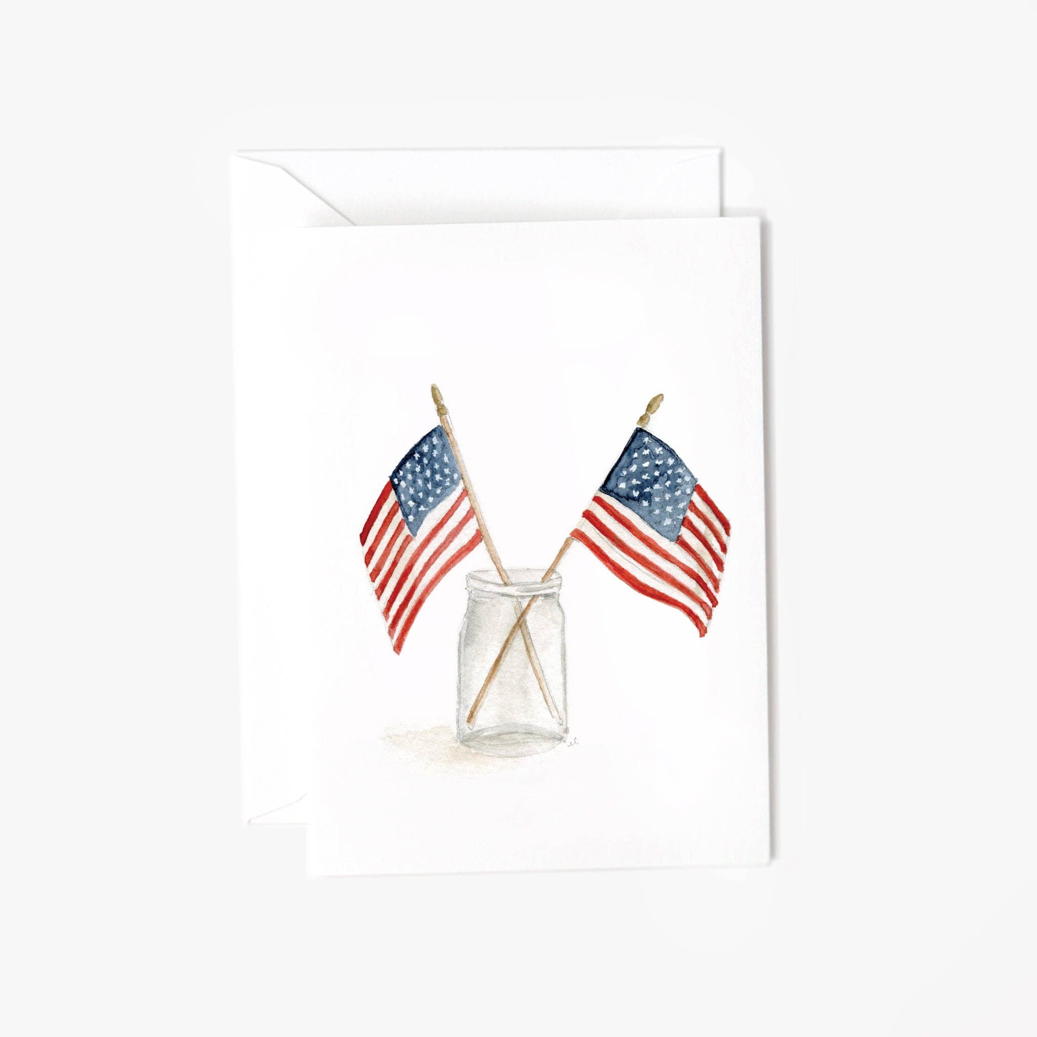 Flags mini enclosure notecard