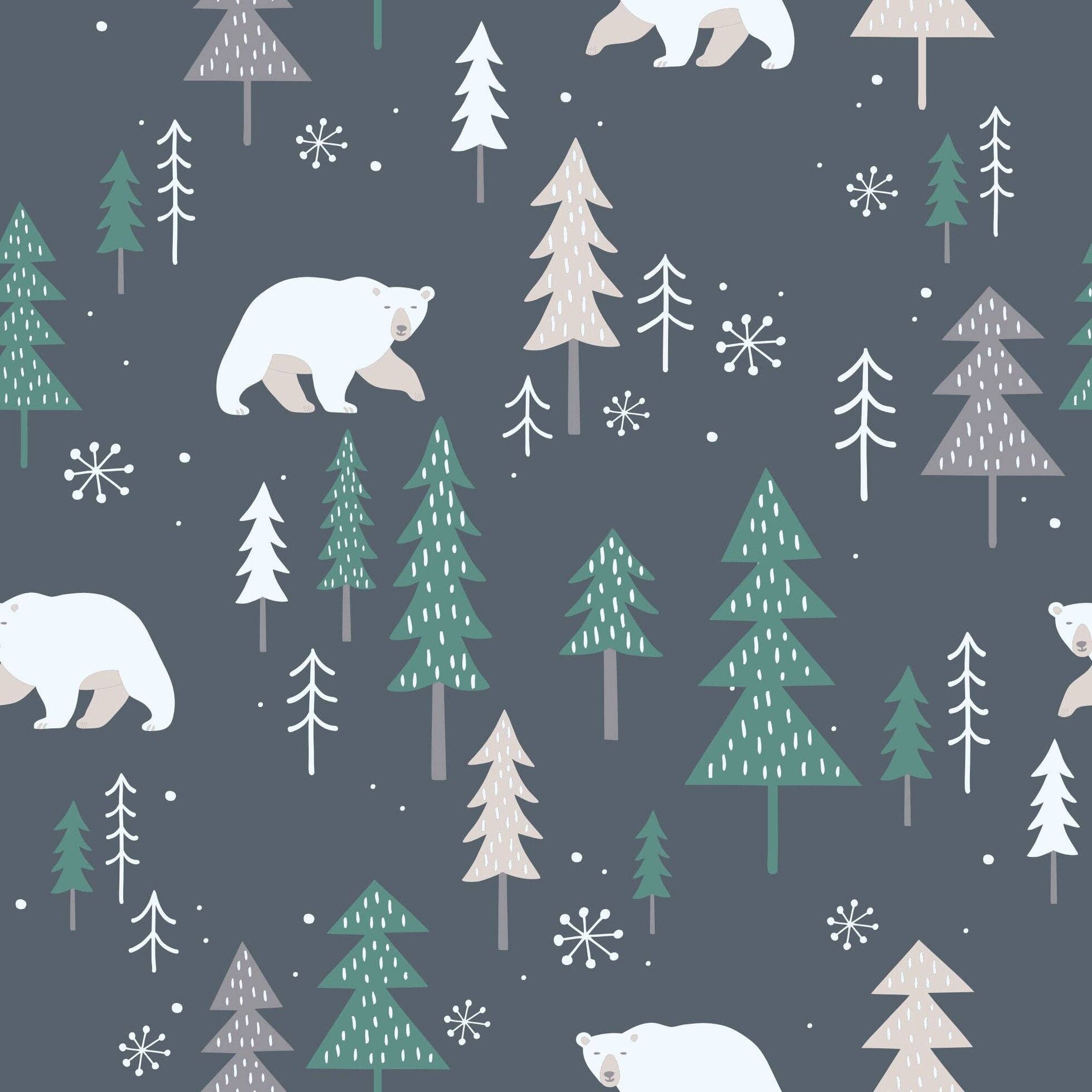 Big Kid Pajama - Winter Forest: Winter Forest / 5 Years