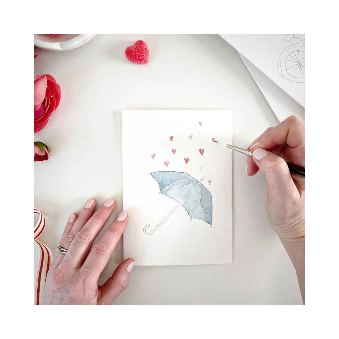 Love Sweet Love Paintable Notecard