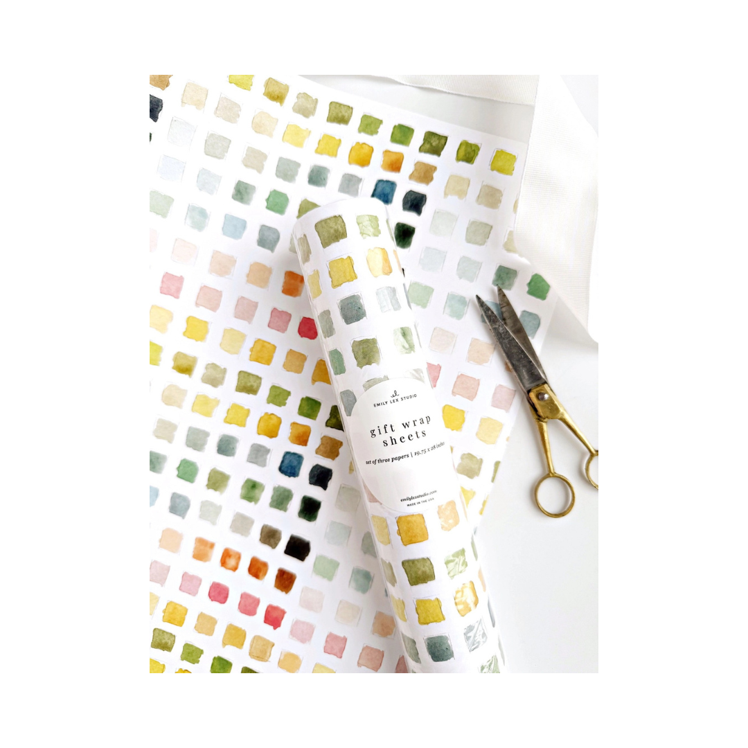 Paint Swatch Gift Wrapping Paper