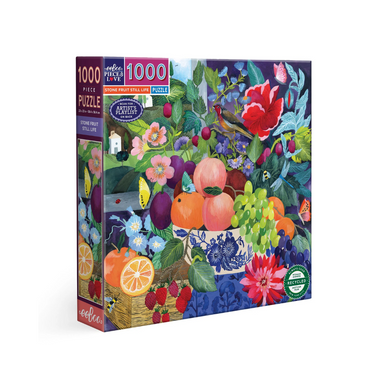 an image of a 1000 piece puzzle box from eeboo set against a white background. 