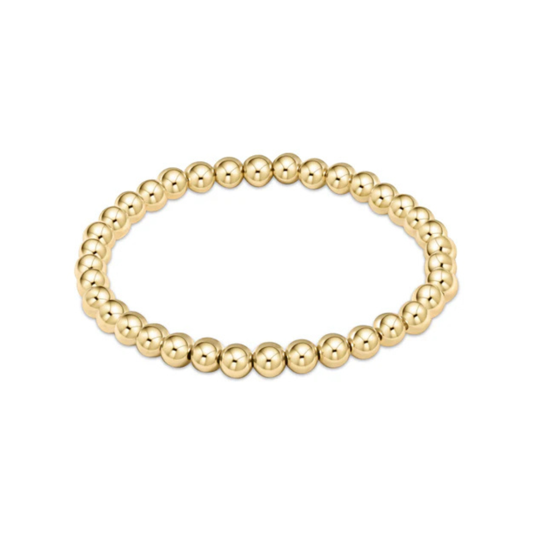 Gold Classic 5mm Bead Bracelet