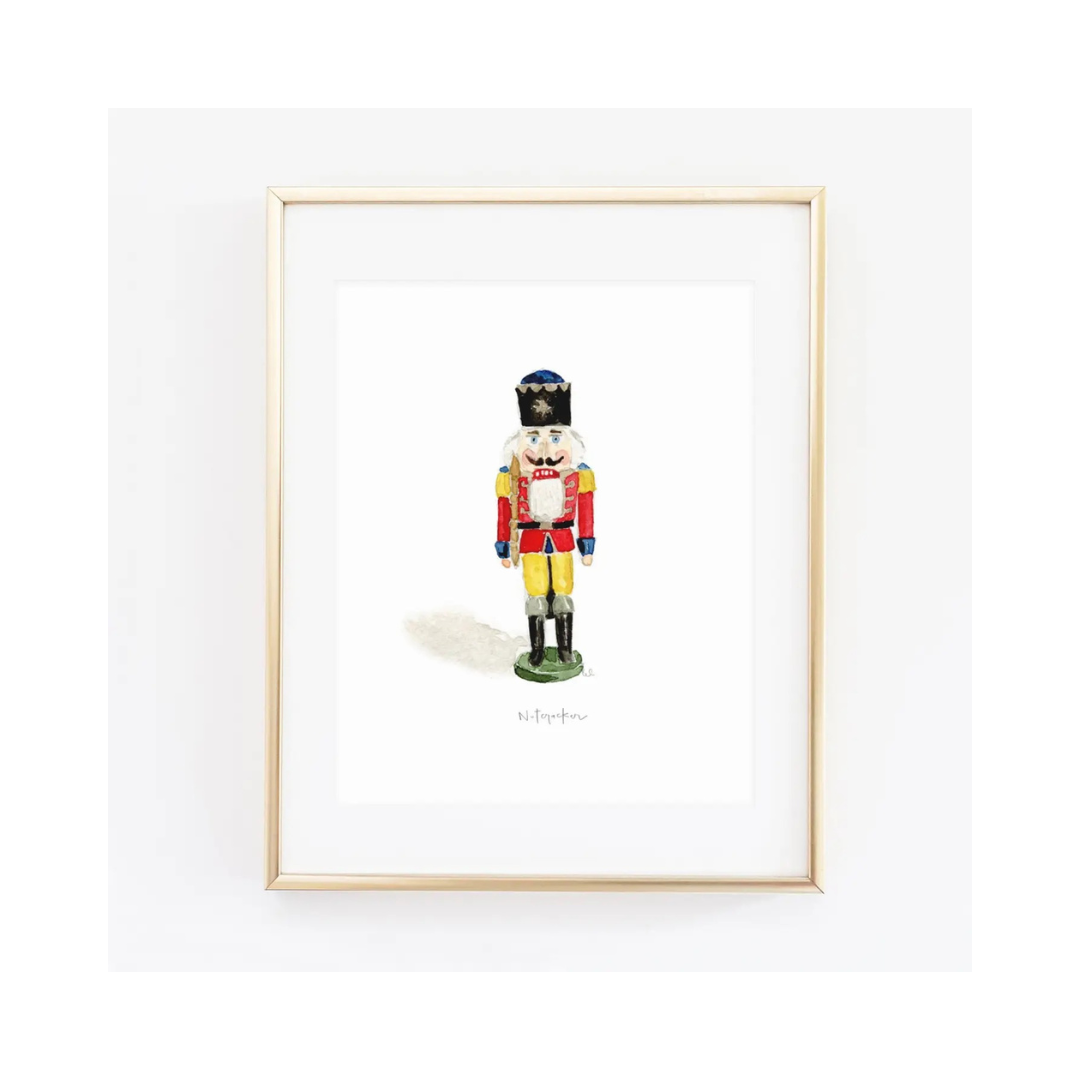 Nutcracker Art Print 8x10