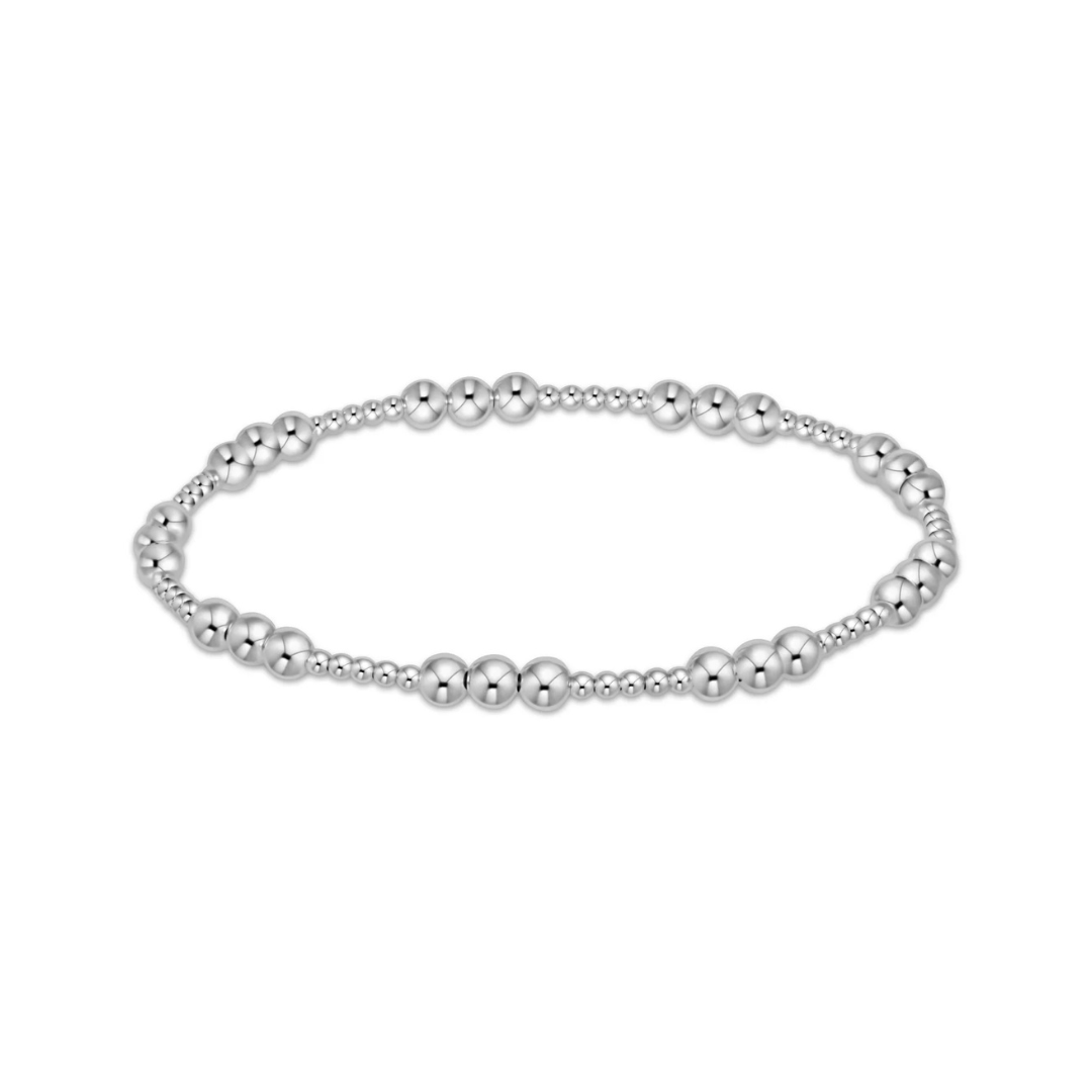Sterling Silver Classic 'Joy' 4 mm Bead Bracelet