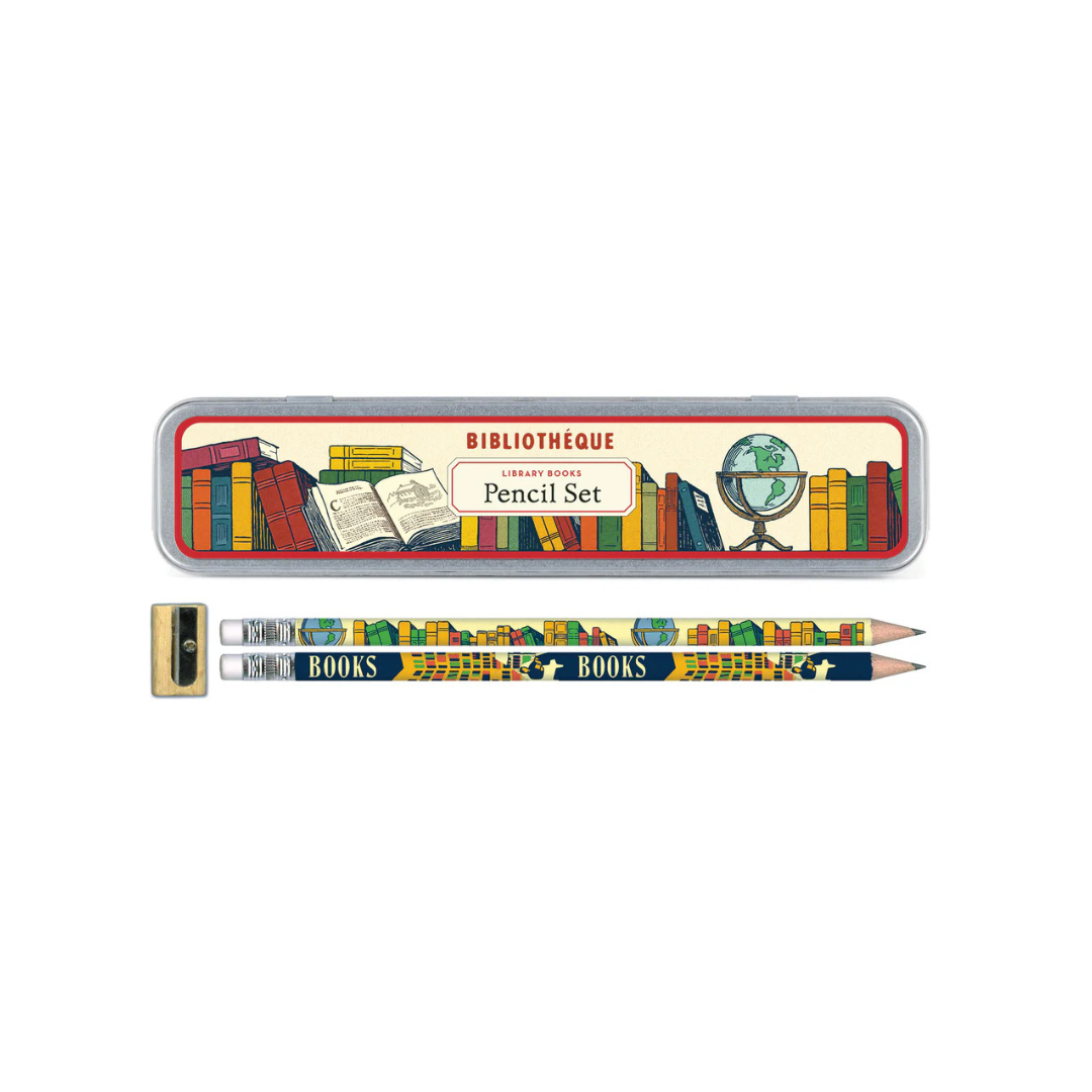 Library Books Pencil Set