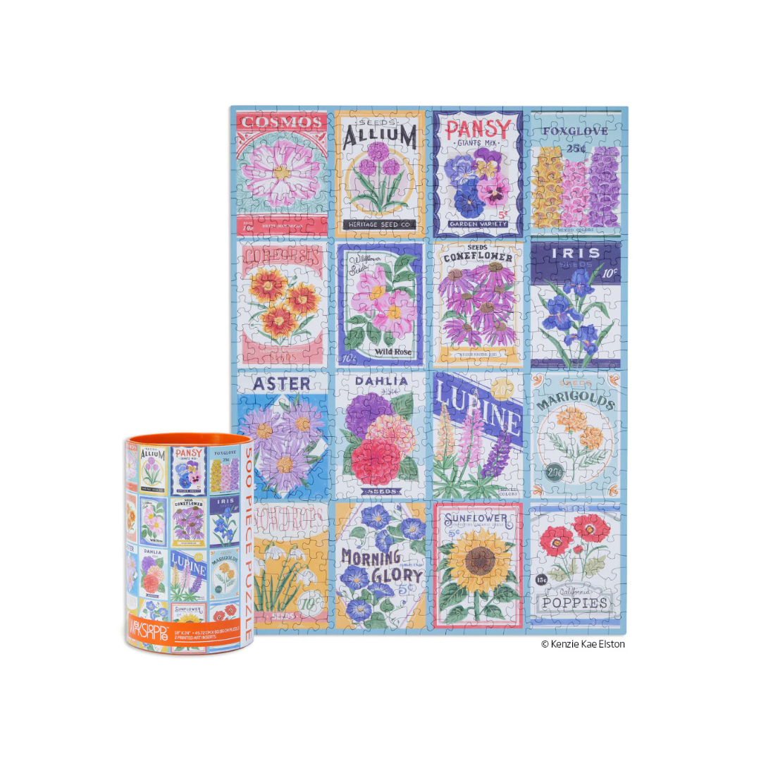 Seed Packets 500 Piece Puzzle