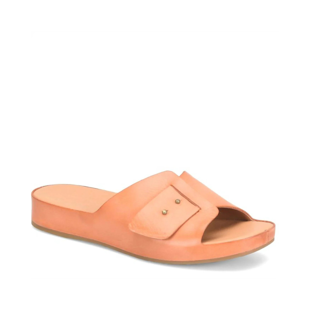 Orange Mesa Slide Sandal