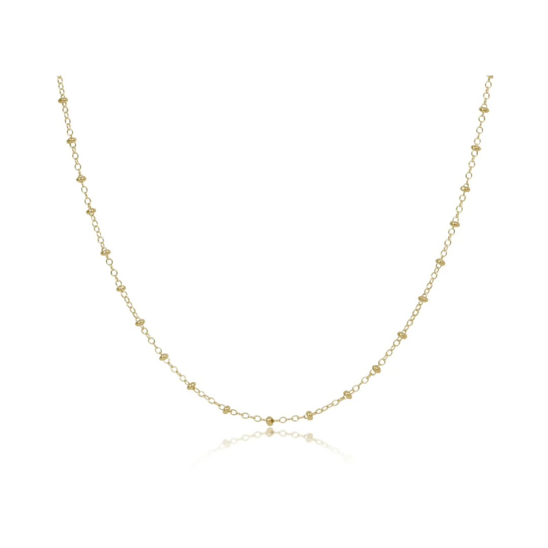Gold Simplicity Classic 2mm Choker Chain 17"