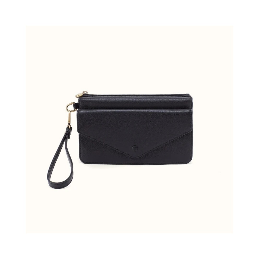 Goldie Wristlet Black