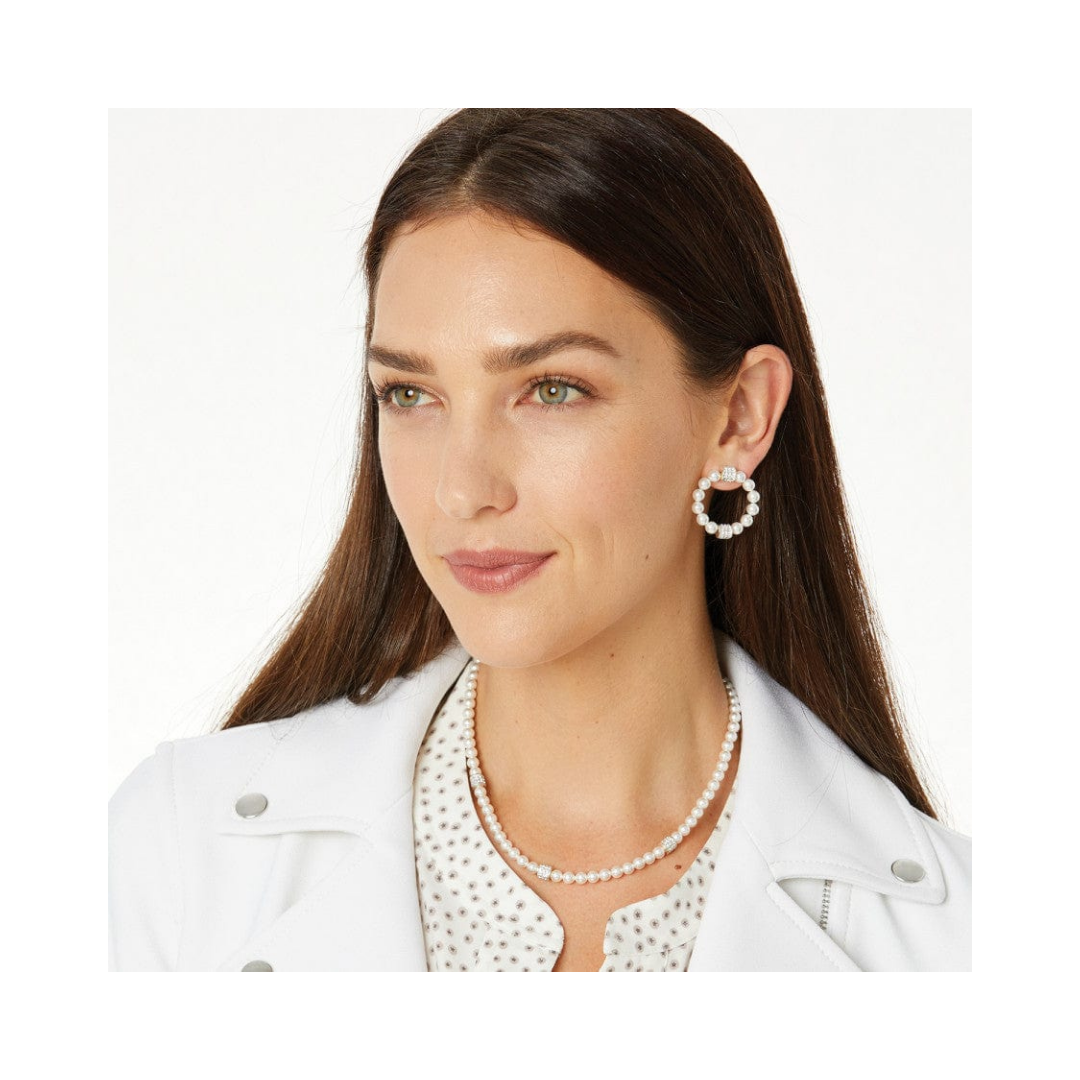 Meridian Petite Pearl Station Necklace