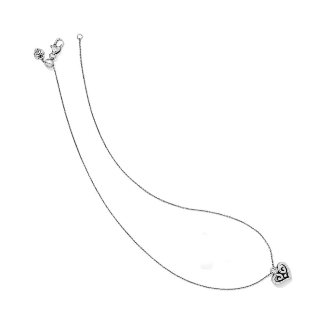 Alcazar Silver Heart Necklace