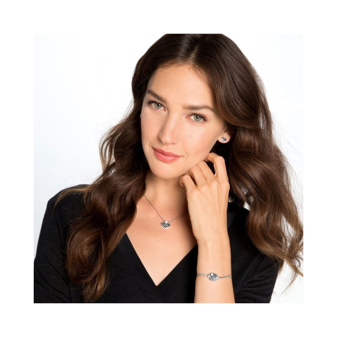 Alcazar Silver Heart Necklace