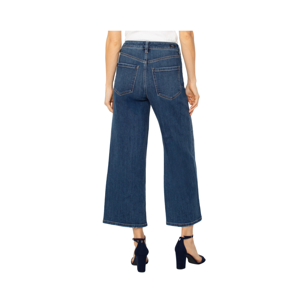 Eastmoor Stride Hi-Rise Crop Wide Leg Jeans