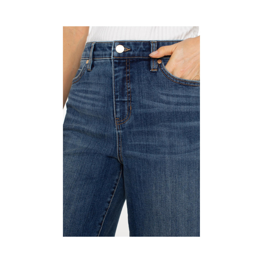 Eastmoor Stride Hi-Rise Crop Wide Leg Jeans