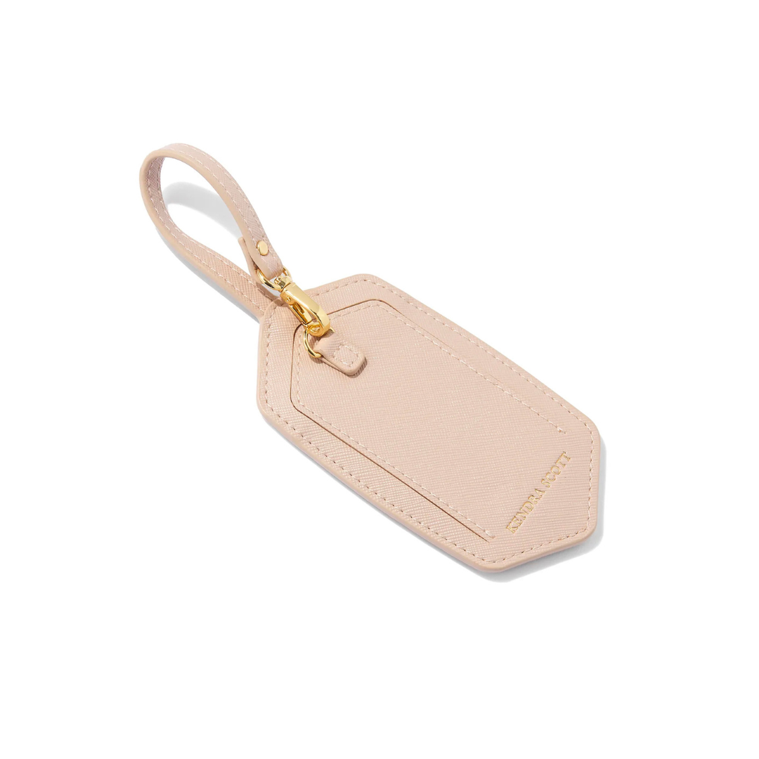 Gold Light Pink Luggage Tag