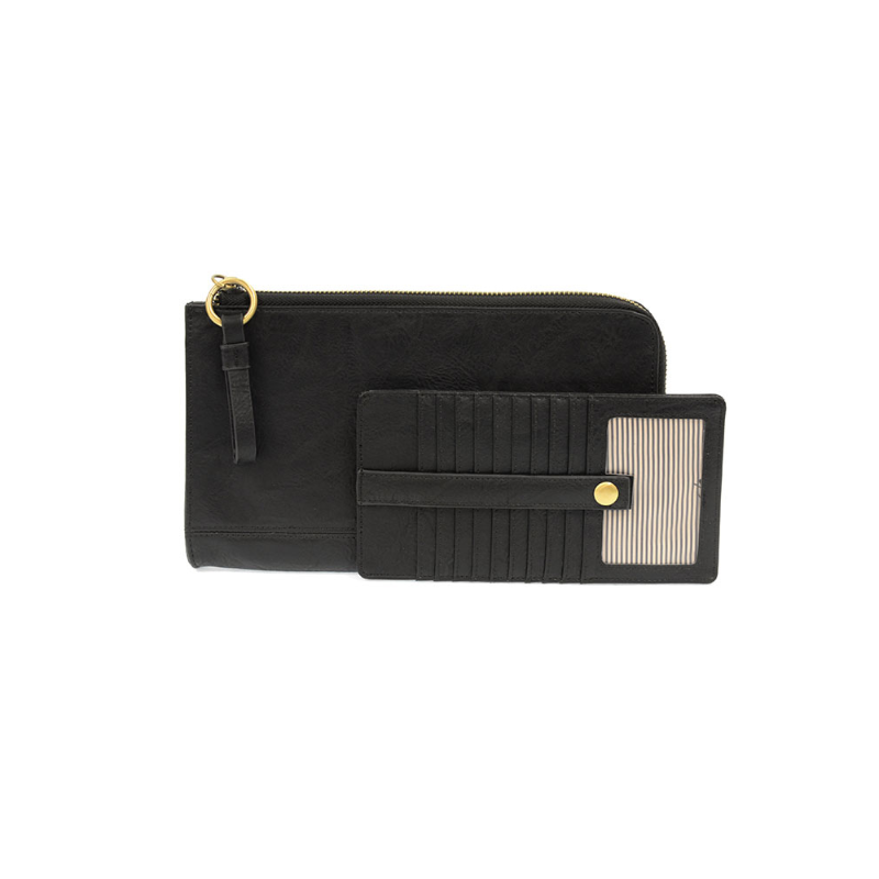 Black Karina Convertible Wristlet and Wallet