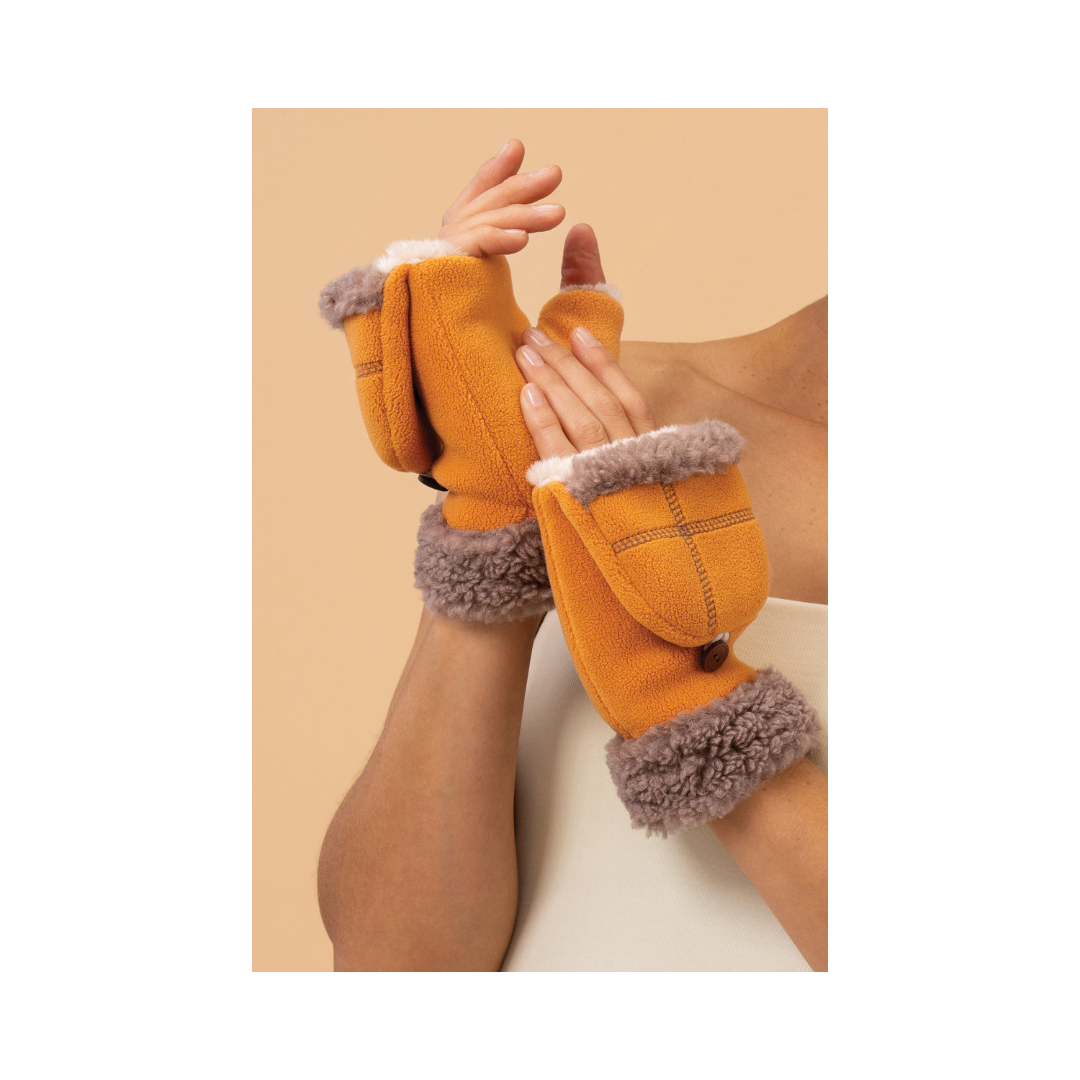 Tangerine Anna Gloves