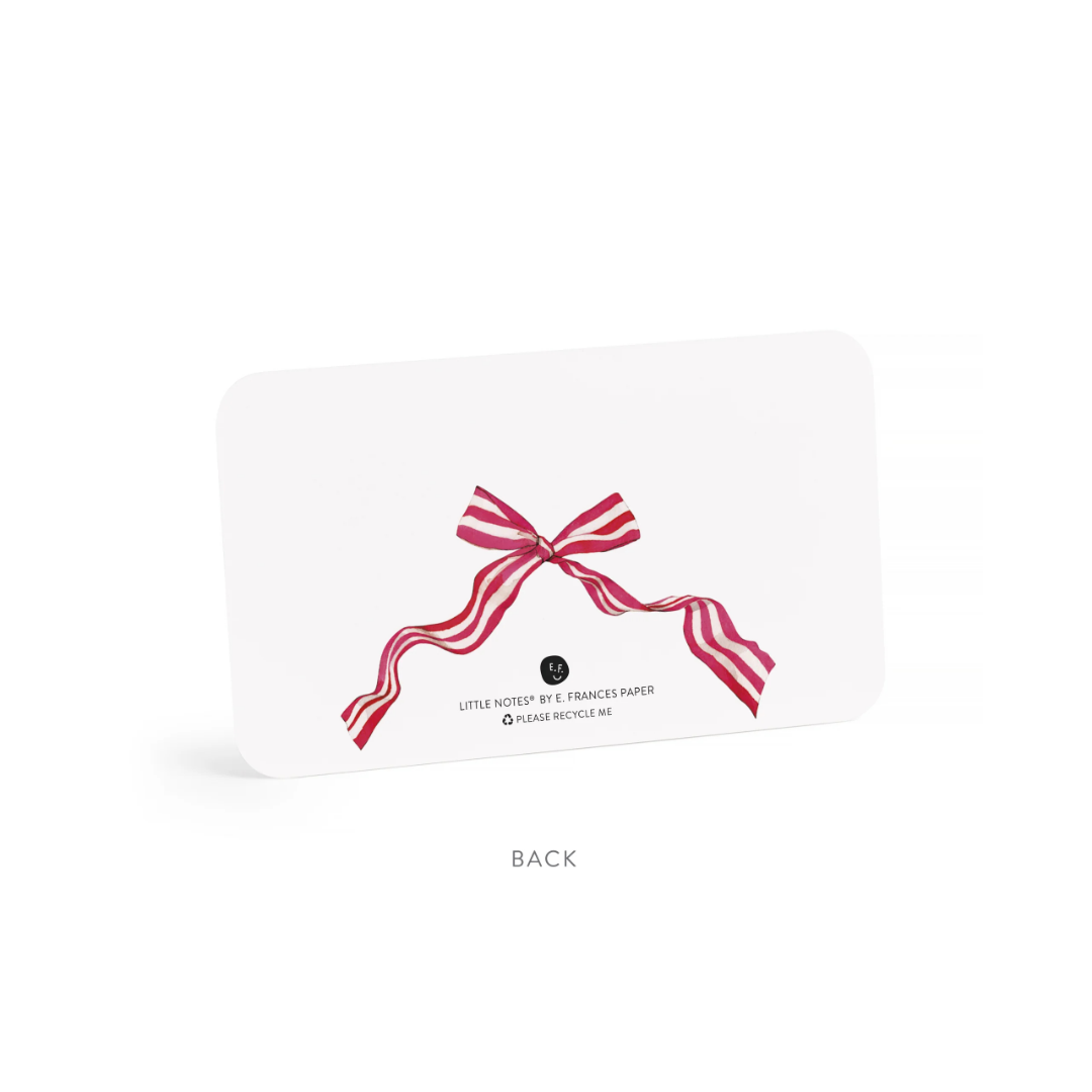 Red Ribbon Candy Little Notes