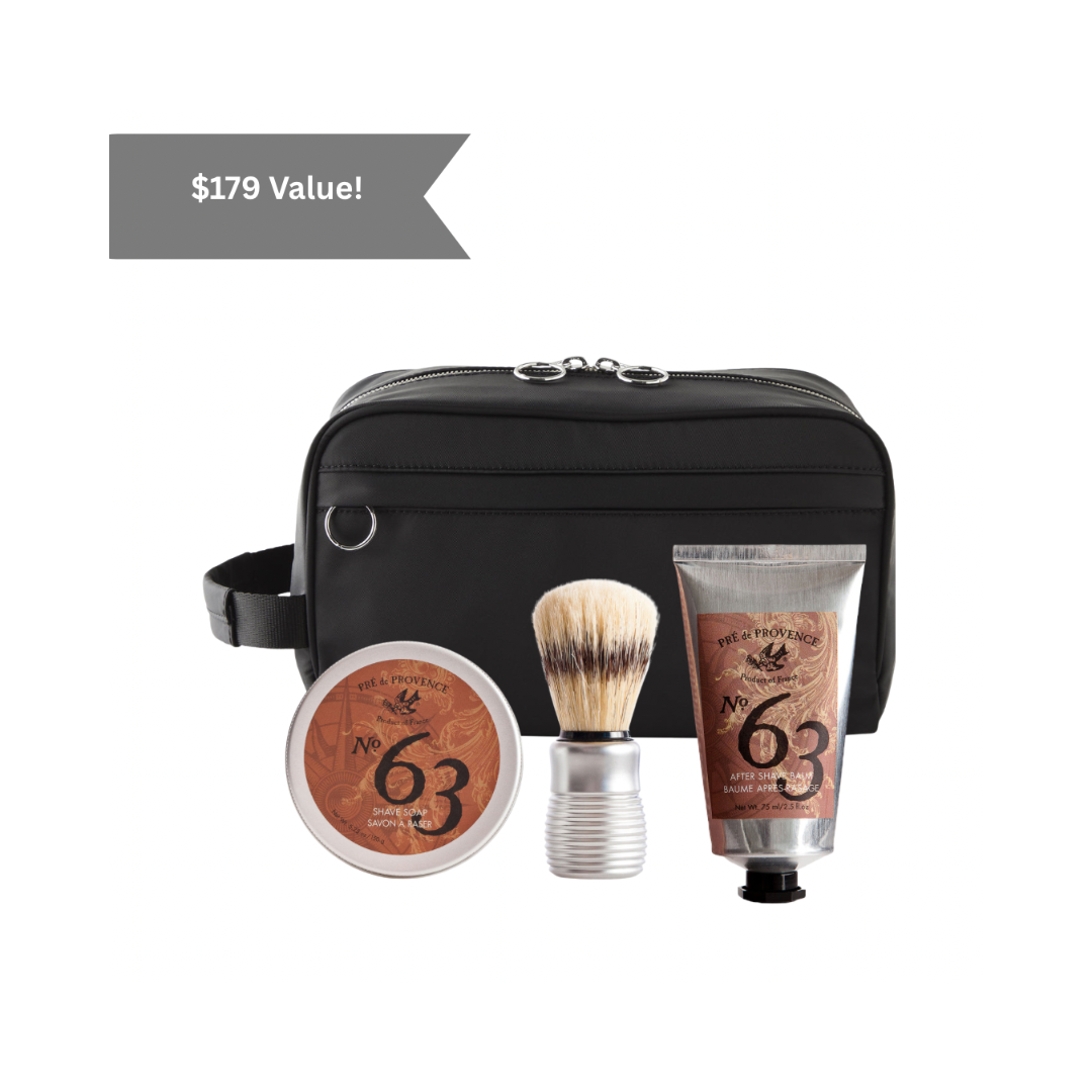 Men's Shaving Set with Toiletry Bag