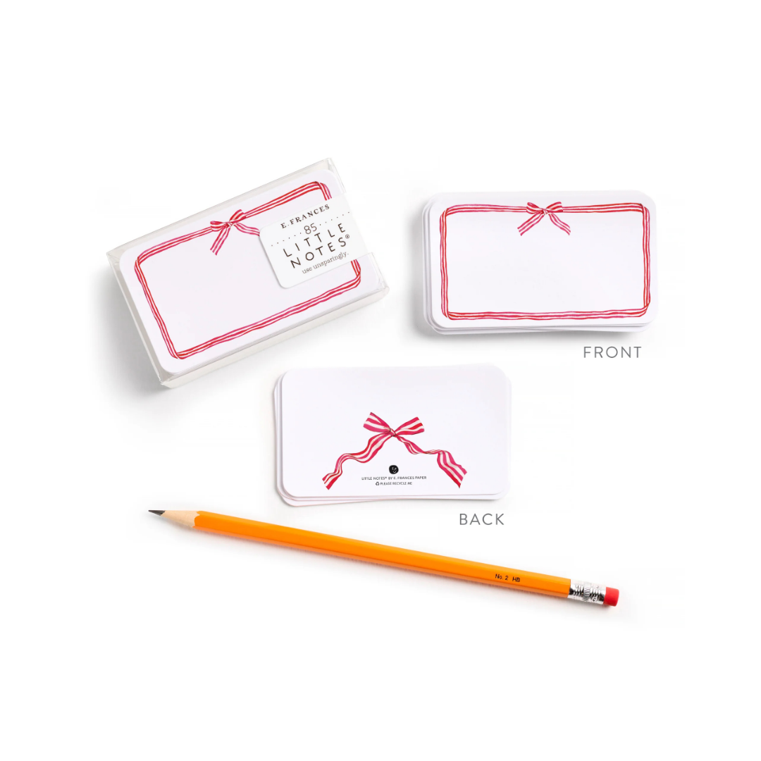 Red Ribbon Candy Little Notes