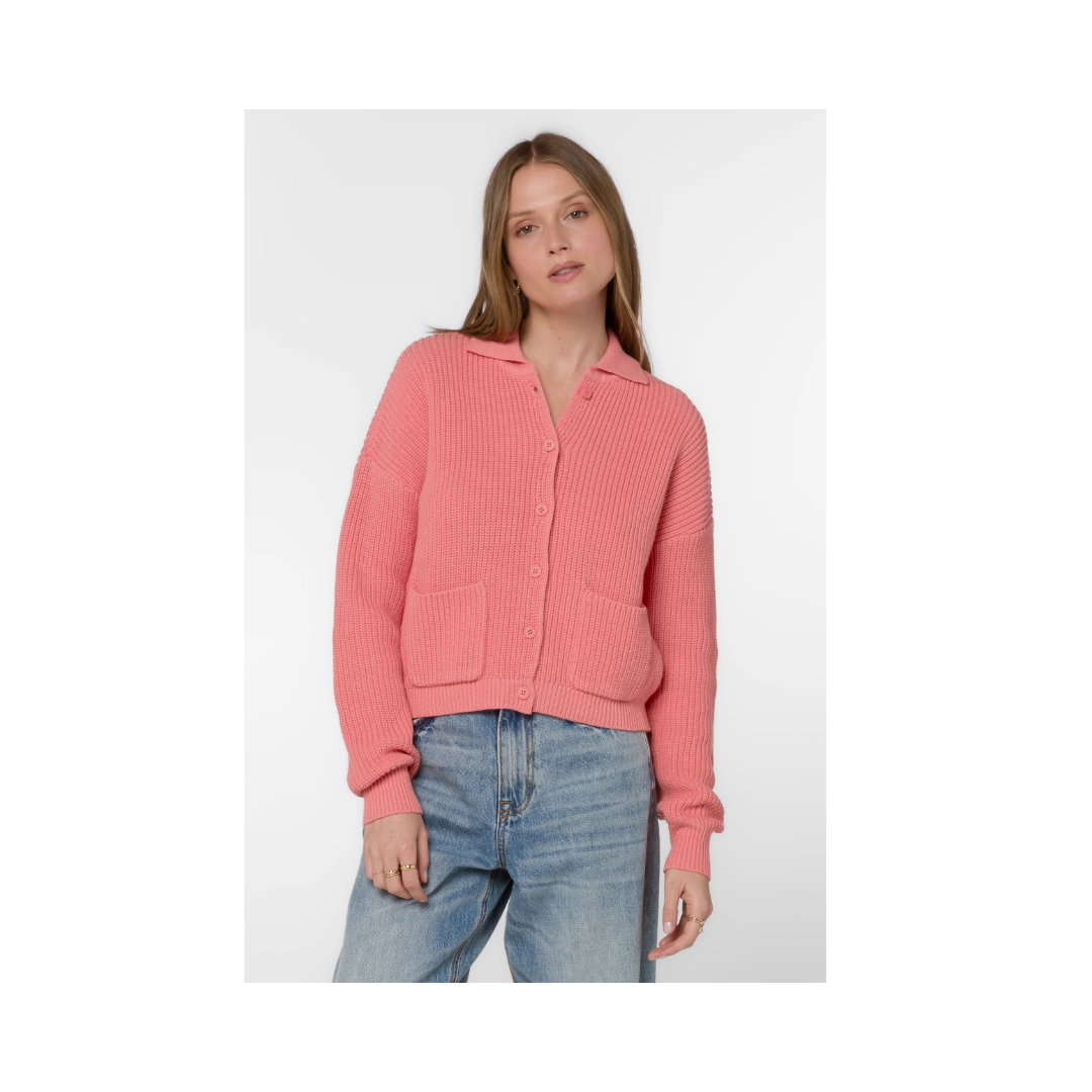 Brantley Strawberry Ice Cardigan Sweater